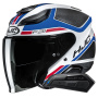 Casque Jet HJC F31 Ceron MC21SF + Kit Bluetooth Smart 11B