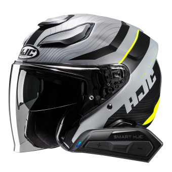 Jet HJC F31 Naby MC3HSF + Kit Bluetooth Smart 11B