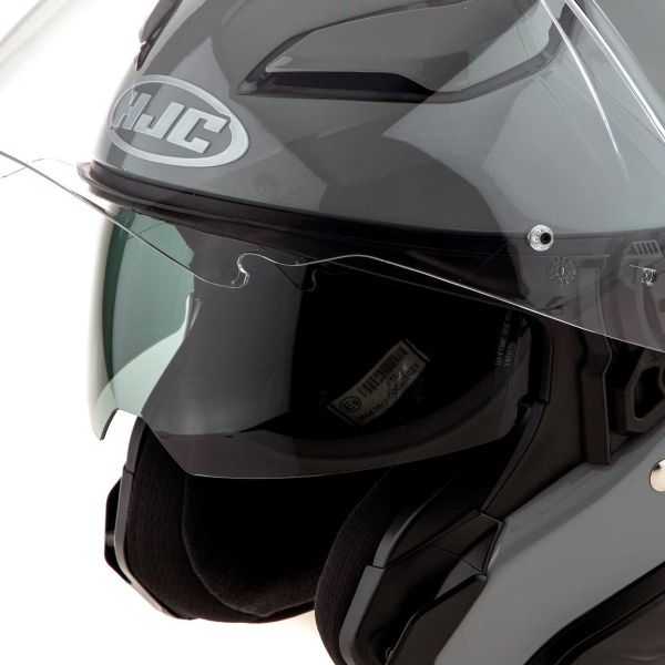 HJC F31 N.Grey + Kit Bluetooth Smart 21B Flat Black