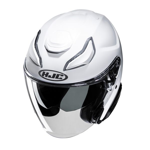 HJC F31 Pearl White