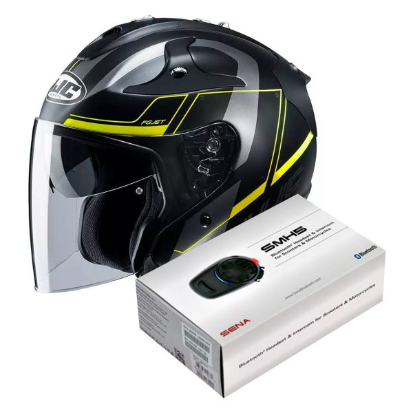 Jet HJC FG-Jet Komina MC4HSF + Kit Bluetooth Sena SMH5