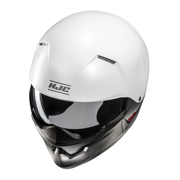 HJC i20N Pearl White