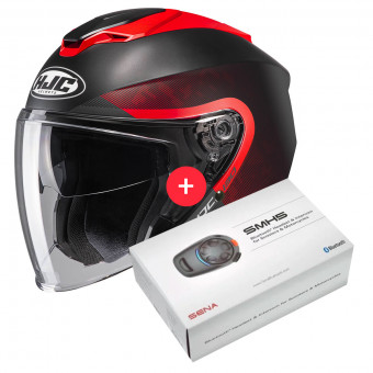 Jet HJC I30 Dexta MC1SF + Kit Bluetooth SMH5