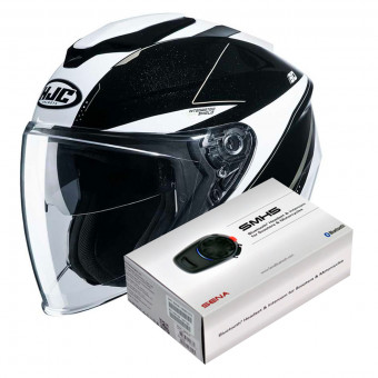 Jet HJC I30 Slight MC9 + Kit Bluetooth Sena SMH5