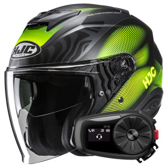 Casque Jet HJC i31 Depe MC3HSF + Kit Bluetooth 5S Solo Casque Jet HJC i31 Depe MC3HSF + Kit Bluetooth 5S Solo