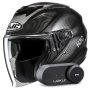 Casque Jet HJC i31 Depe MC5 + Kit Bluetooth Lokui K30
