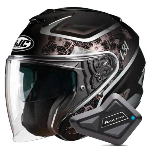 Jet HJC i31 Iona MC5 + Kit Bluetooth BT Mini