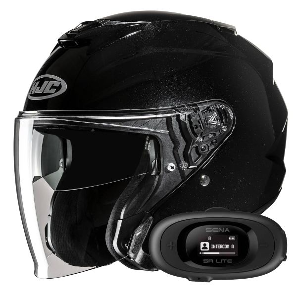 Jet HJC i31 Metal Black + Kit bluetooth 5R Lite