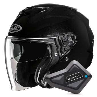 Jet HJC i31 Metal Black + Kit Bluetooth BT Mini