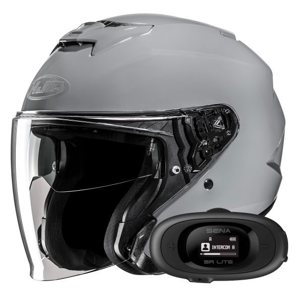 Jet HJC i31 N.Grey + Kit bluetooth 5R Lite Jet HJC i31 N.Grey + Kit bluetooth 5R Lite