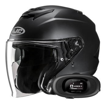 Jet HJC i31 Semi Flat Black + Kit bluetooth 5R Lite