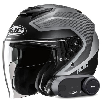 Jet HJC i31 Tevis MC5SF + Kit Bluetooth Lokui K30