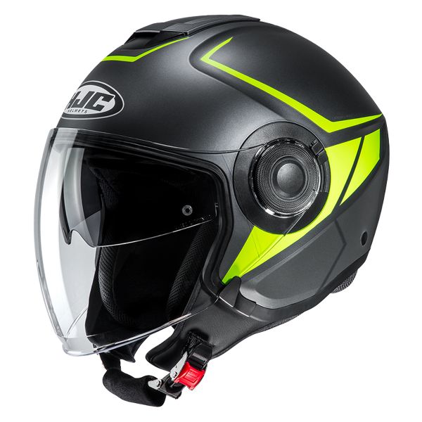 HJC I40 Camet MC4HSF + Kit Bluetooth Sena SMH5