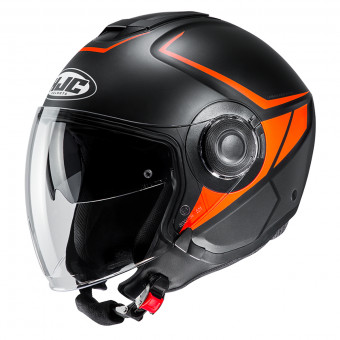 HJC I40 Camet MC7SF + Kit Bluetooth Sena SMH5