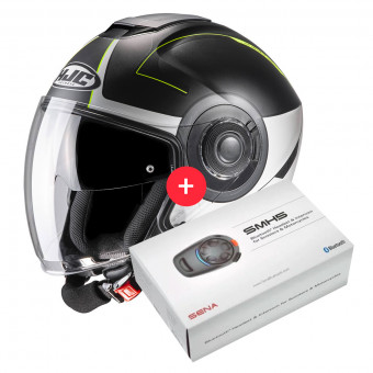 Jet HJC I40 Panadi MC3HSF + Kit Bluetooth SMH5