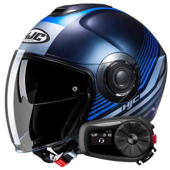 Jet HJC i40N Dova MC2SF + Kit Bluetooth 5S Solo