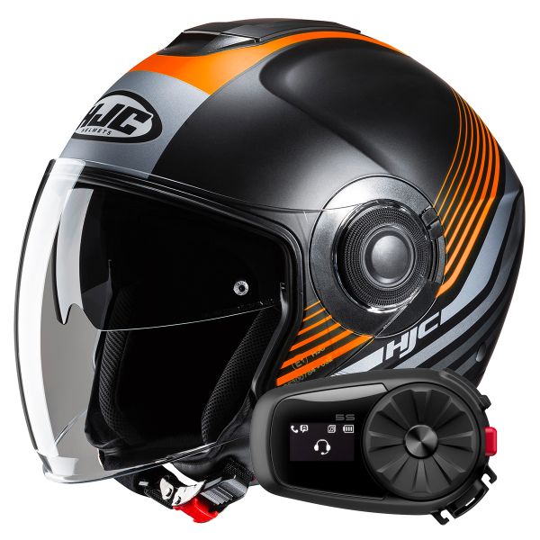 Jet HJC i40N Dova MC7SF+ Kit Bluetooth 5S Solo