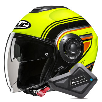 Jet HJC i40N Linia MC3H + Kit Bluetooth BT Mini