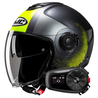 Jet HJC i40N Pyle MC3HSF + Kit Bluetooth 5S Solo