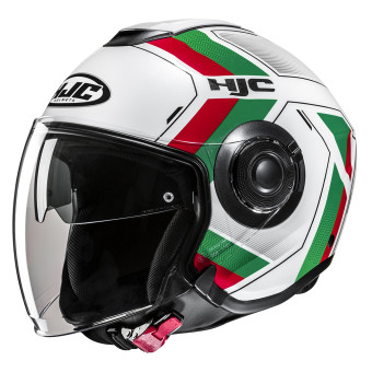 HJC i40N Velu MC41 + Kit Bluetooth BT Mini