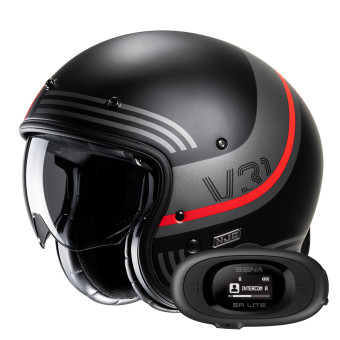 Jet HJC V31 Byron MC1SF + Kit bluetooth 5R Lite