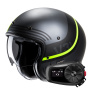 Casque Jet HJC V31 Byron MC3HSF + Kit Bluetooth 5S Solo