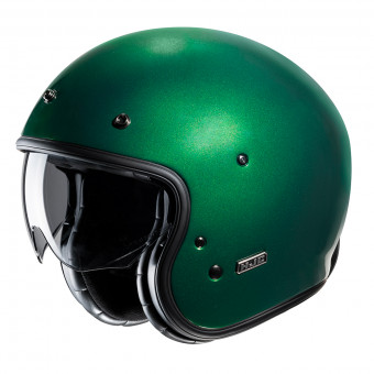 HJC V31 Deep Green + Kit Bluetooth Lokui K10