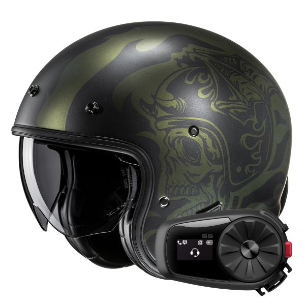 Jet HJC V31 Flame MC4SF + Kit Bluetooth 5S Solo Jet HJC V31 Flame MC4SF + Kit Bluetooth 5S Solo