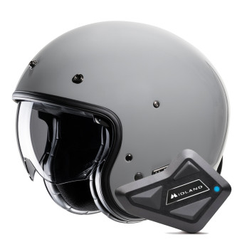 Jet HJC V31 N. Grey + Kit Bluetooth BT Mini