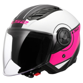 Jet LS2 Airflow II Cover White Pink OF616