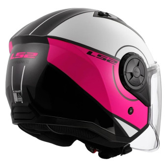 LS2 Airflow II Cover White Pink OF616