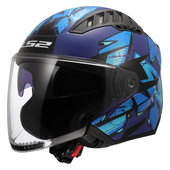 Jet LS2 Copter II Kanji Blue OF600