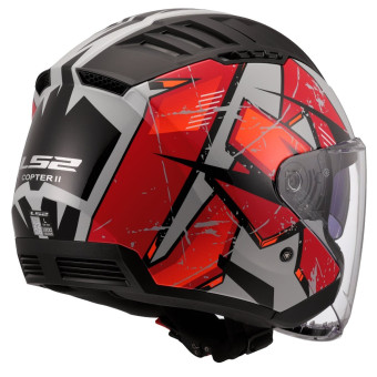 LS2 Copter II Kanji Light Grey OF600
