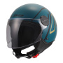 Casque Jet LS2 Sphere Lux II Minim Blue Teal OF558