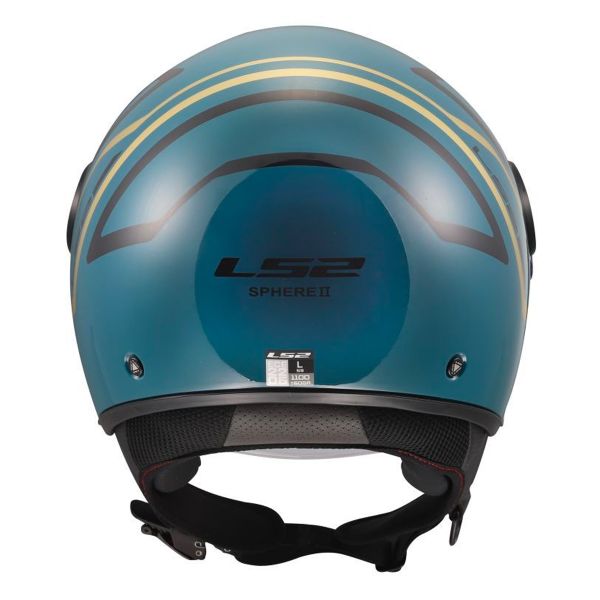 LS2 Sphere Lux II Minim Blue Teal OF558