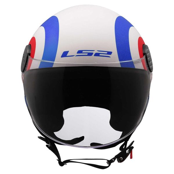 LS2 Sphere Lux II Urby White Blue Red OF558