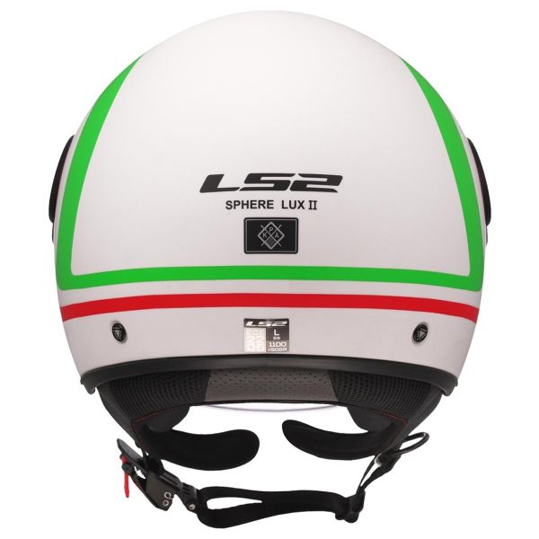 LS2 Sphere Lux II Urby White Green Red OF558