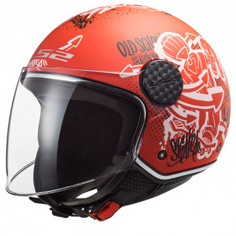 Jet LS2 Sphere Lux Skater Matt Red OF558