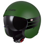 Casque Jet LS2 Spitfire II Retro Matt Military Green OF599
