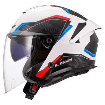 Jet LS2 Verso II Air White Blue Red OF618