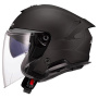 Casque Jet LS2 Verso II Solid Matt Black OF618