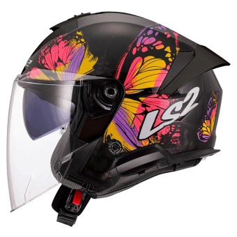 Jet LS2 Verso II Wingz Black Yellow OF618