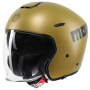 Casque Jet Momo Design Aero Matt Gold Dark Grey