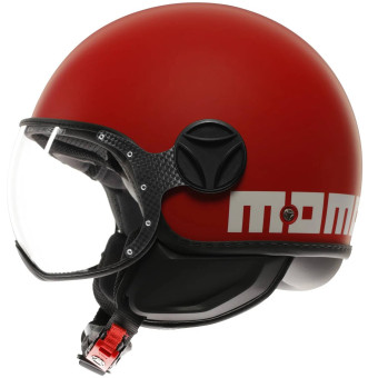 Casque Jet Momo Design FGTR Classic Candy Matt Red White Casque Jet Momo Design FGTR Classic Candy Matt Red White