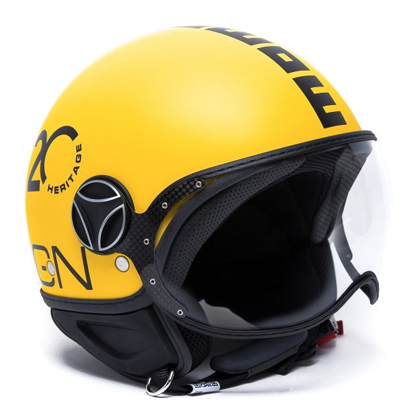 Jet Momo Design FGTR Classic Heritage Yellow Matt Black