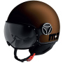 Casque Jet Momo Design FGTR Evo Matt Espresso Black