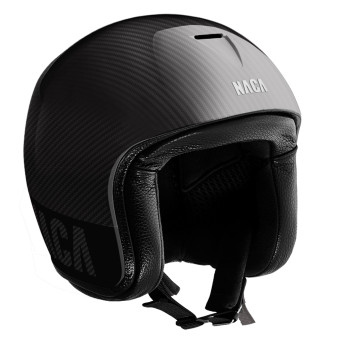 Casque Jet Naca Riviera Black Carbon Casque Jet Naca Riviera Black Carbon