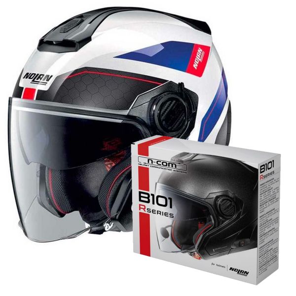 Motorrad Innenfutter Schwarz-rot NOLAN Innenfutter Klima Comfort – Größe XXL, Schwarz-rot, Für NCOM System, Modell N40/-5 Schwarz-rot Helmfutter