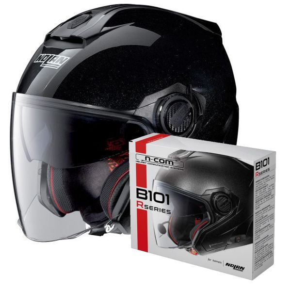 Jet Nolan N40 5 Special N-Com Black 12 + Kit Bluetooth B101R