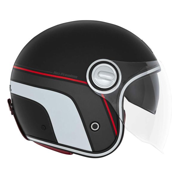 Jet NOX Heritage Line Matt Black Red White